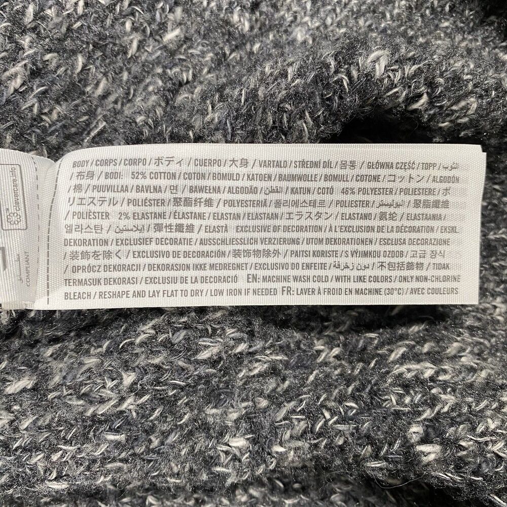 Abercrombie & Fitch Men’s XL Tall 1/4 Zip Mock Neck Sweater Grandpa Oversized - Picture 3 of 8